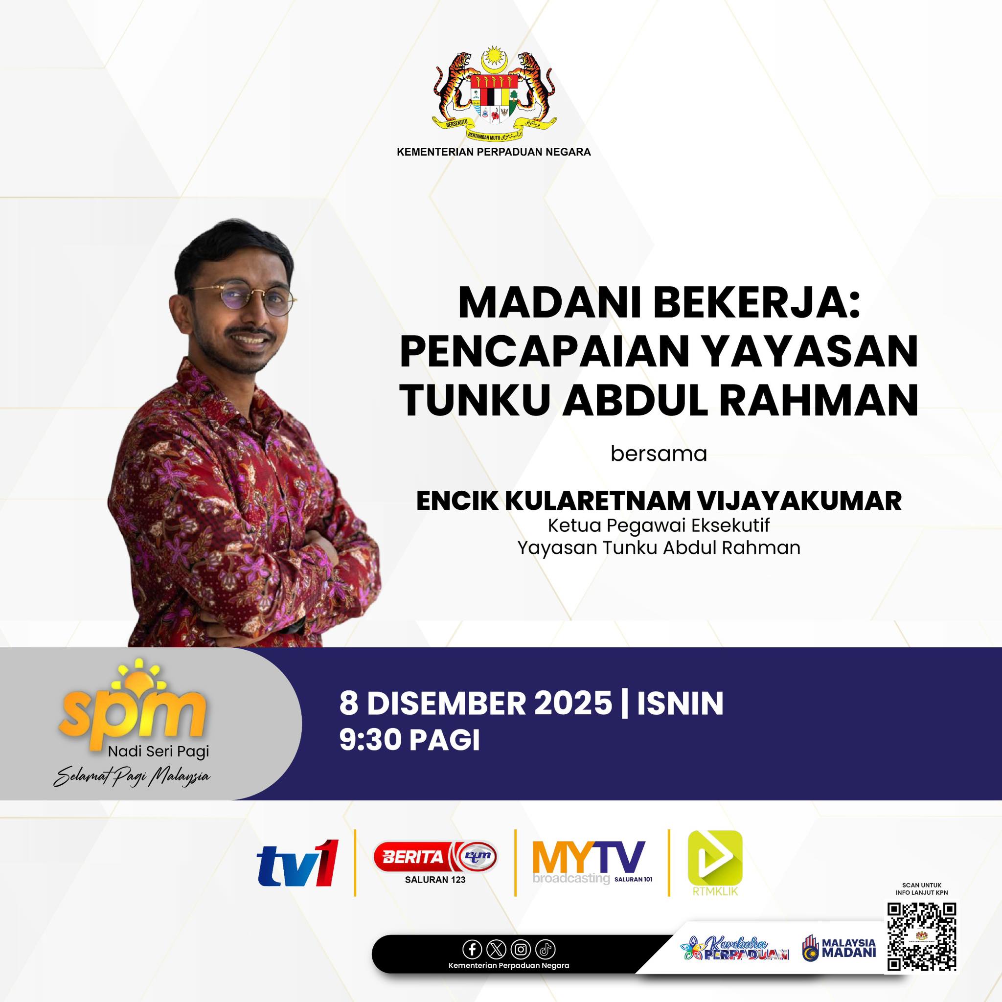 MADANI BEKERJA: PERCAPAIAN YAYASAN TUNKU ABDUL RAHMAN