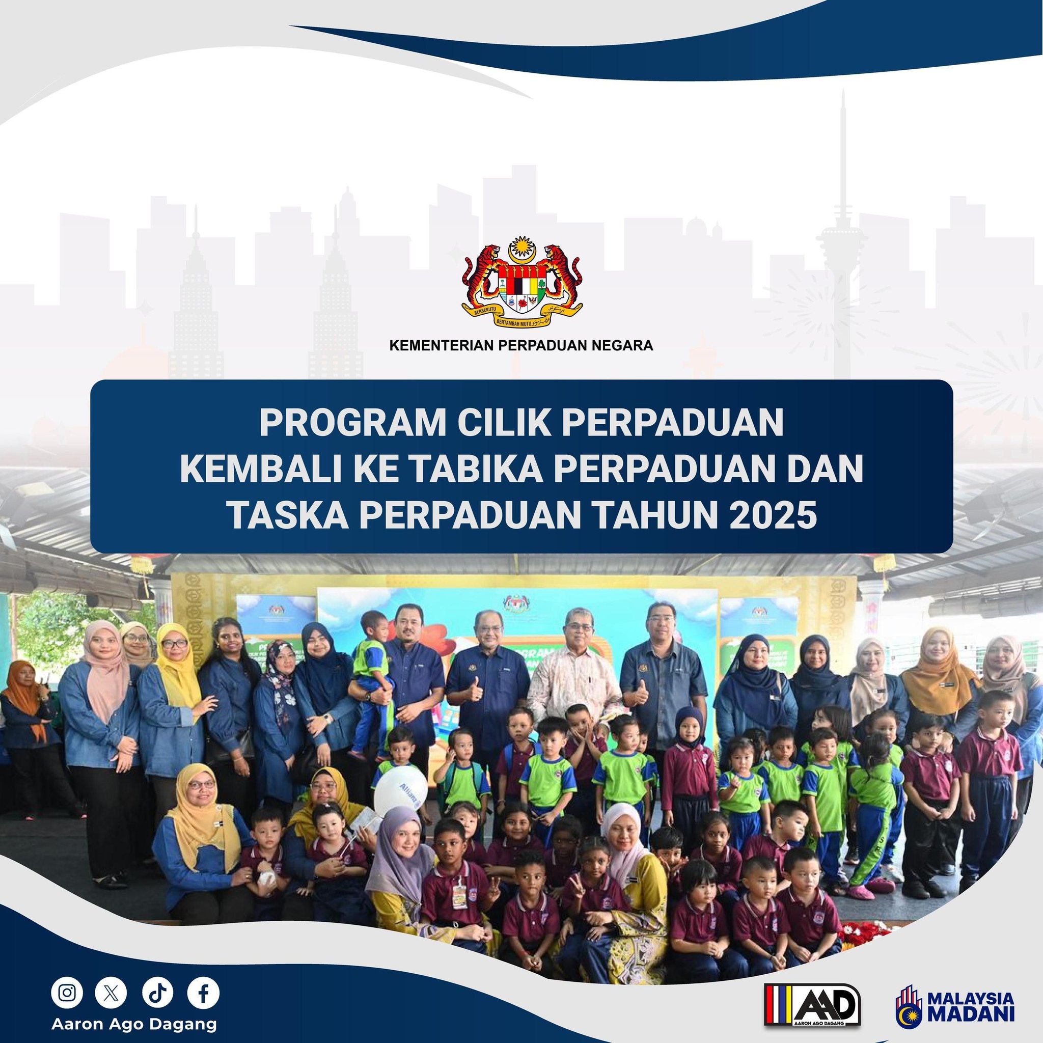 PROGRAM CILIK PERPADUAN KEMBALI KE TABIKA PERPADUAN & TASKA PERPADUAN TAHUN 2025
