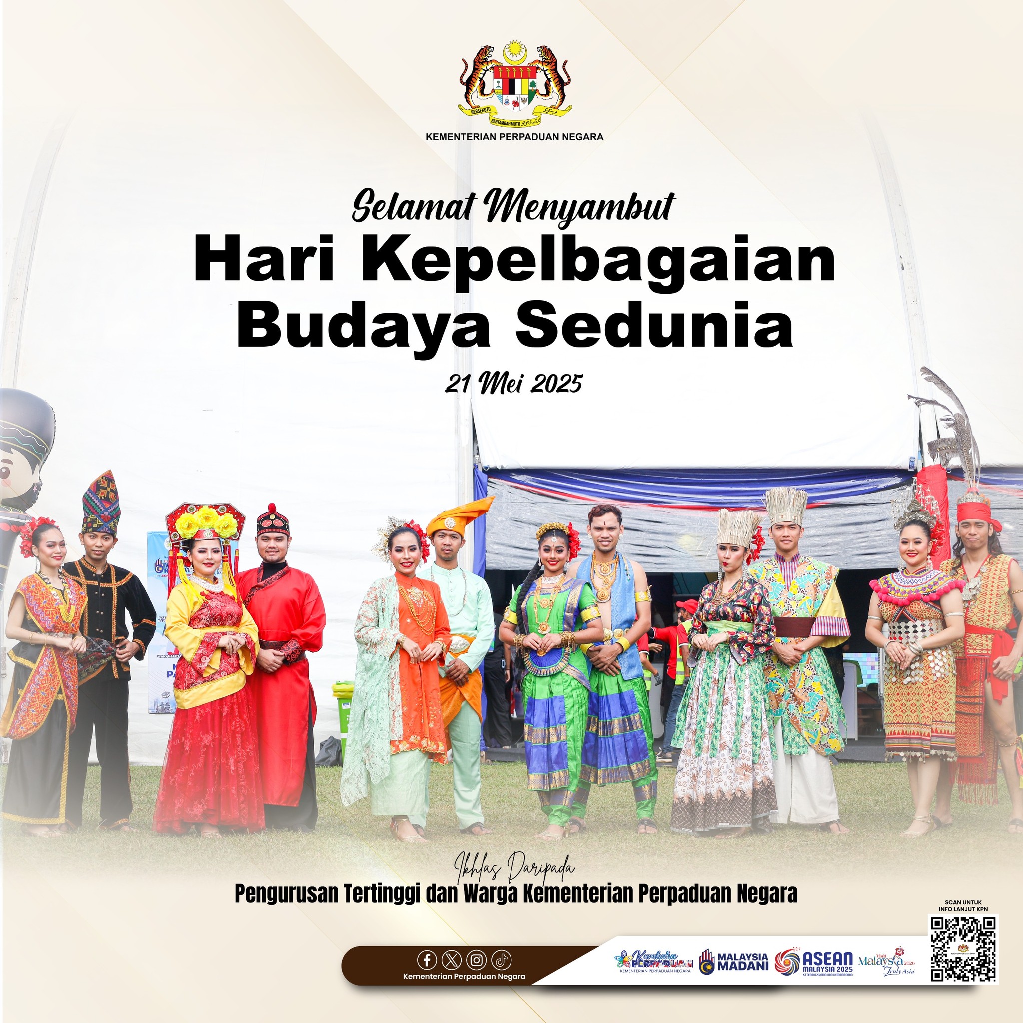 SELAMAT MENYAMBUT HARI KEPELBAGAIAN BUDAYA SEDUNIA