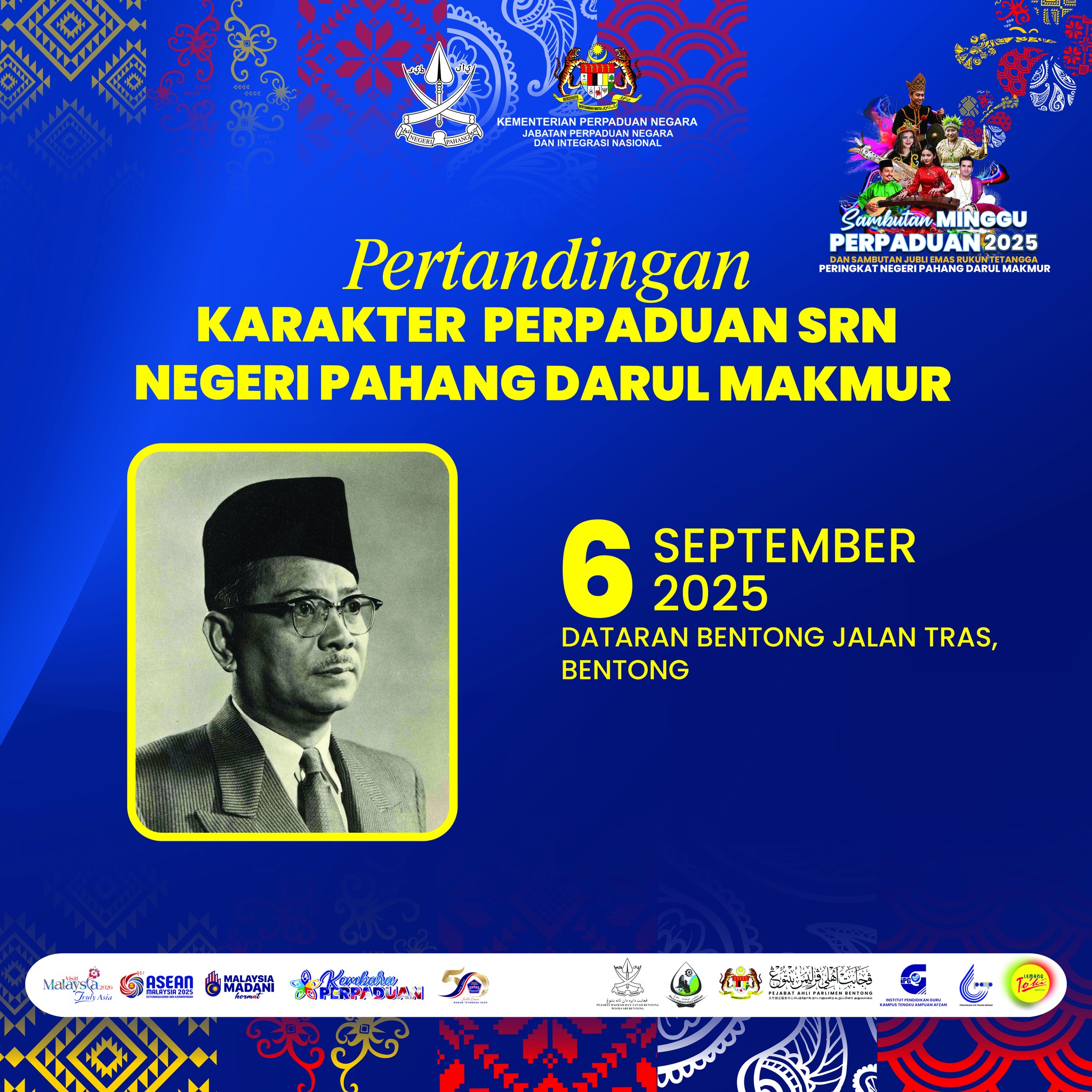 PERTANDINGAN KARAKTER PERPADUAN SRN NEGERI PAHANG DARUL MAKMUR