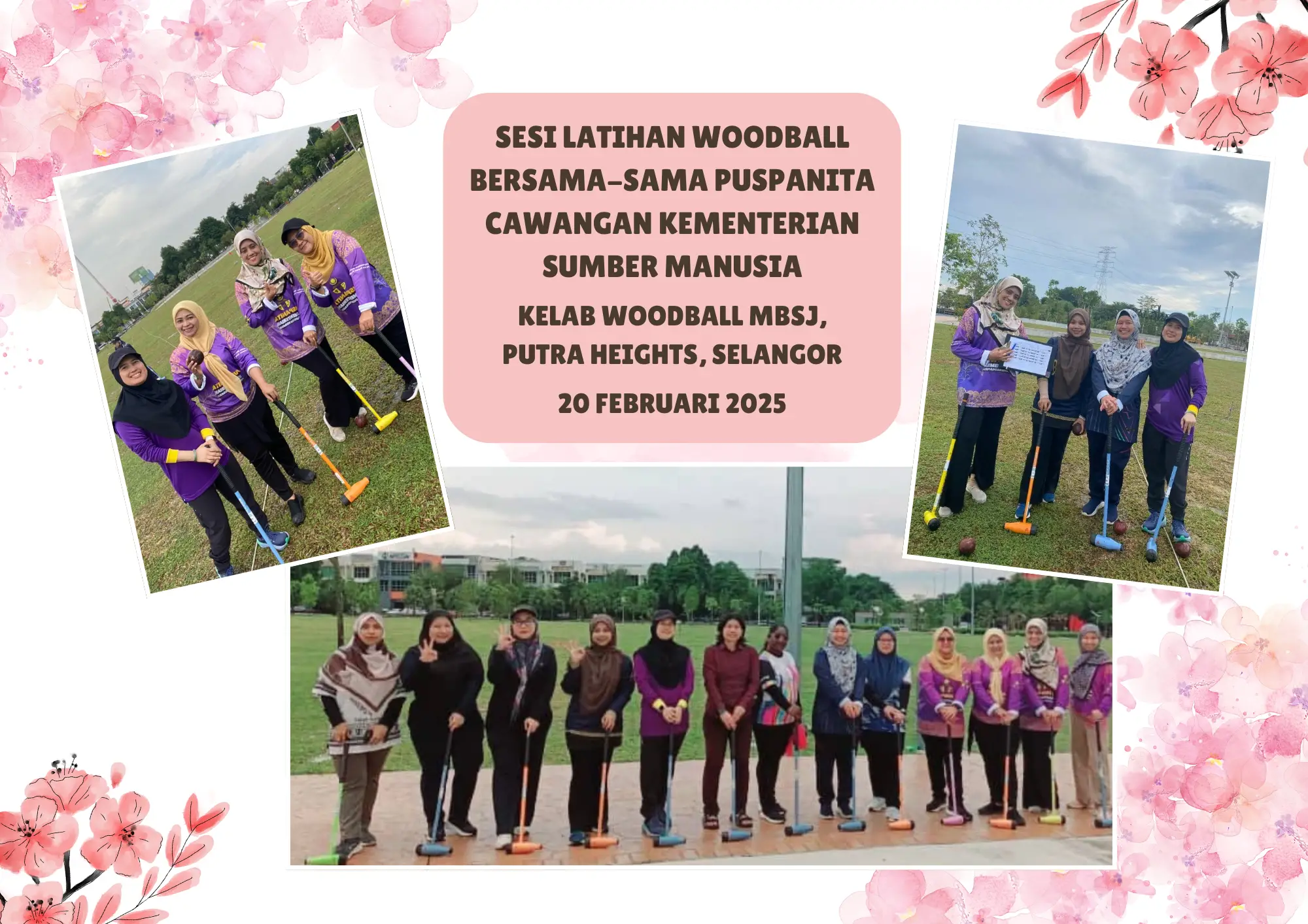 sesi latihan woodball