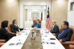  Kunjungan Hormat daripada YB Dato Sri John Sikie Tayai, Menteri di Jabatan Premier Sarawak kepada YB Datuk Aaron Ago Dagang, Menteri Perpaduan Negara.