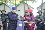 Sesi Penyampaian Bakul Rahmah kepada anggota tentera Pos Kawalan Pulau Sipadan, Pos Kawalan Pulau Kapalai dan Anggota PGA Pos Kawalan Pulau Mabul