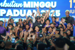Satu Irama, Beribu Langkah. Senam Seni Semarakkan Pagi Minggu Perpaduan 2025!