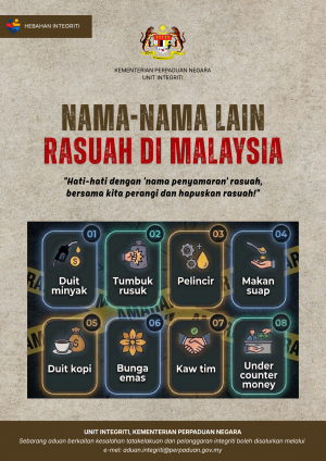 KENALI NAMA-NAMA LAIN RASUAH